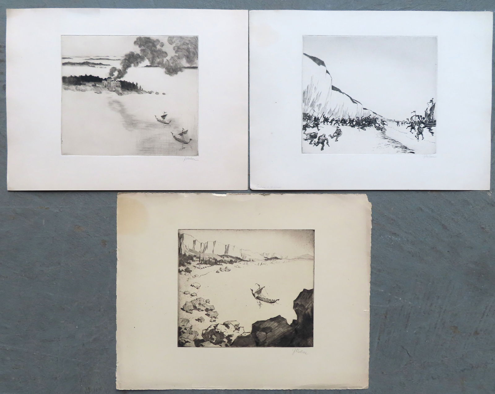 Jacobus Belsen, active in Russia, Germany & NY City - b. Russia 1870 - d. New York, 1937. Grouping (1 of 5)