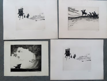 Jacobus Belsen, active in Russia, Germany & NY City - b. Russia 1870 - d. New York, 1937. Grouping