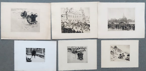 Jacobus Belsen, active in Russia, Germany & NY City - b. Russia 1870 - d. New York, 1937. Grouping