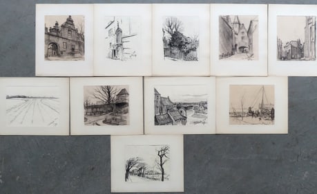 Jacobus Belsen, active in Russia, Germany & NY City - b. Russia 1870 - d. New York, 1937. Grouping