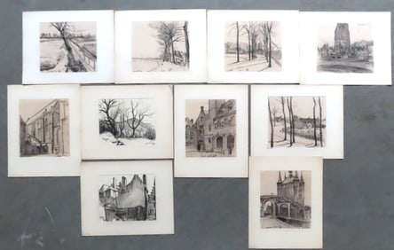 Jacobus Belsen, active in Russia, Germany & NY City - b. Russia 1870 - d. New York, 1937. Grouping