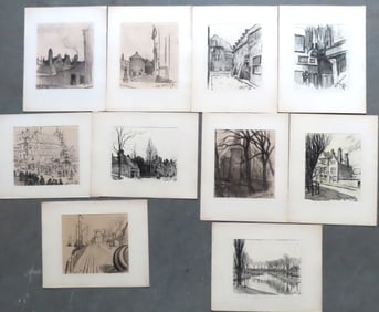 Jacobus Belsen, active in Russia, Germany & NY City - b. Russia 1870 - d. New York, 1937. Grouping