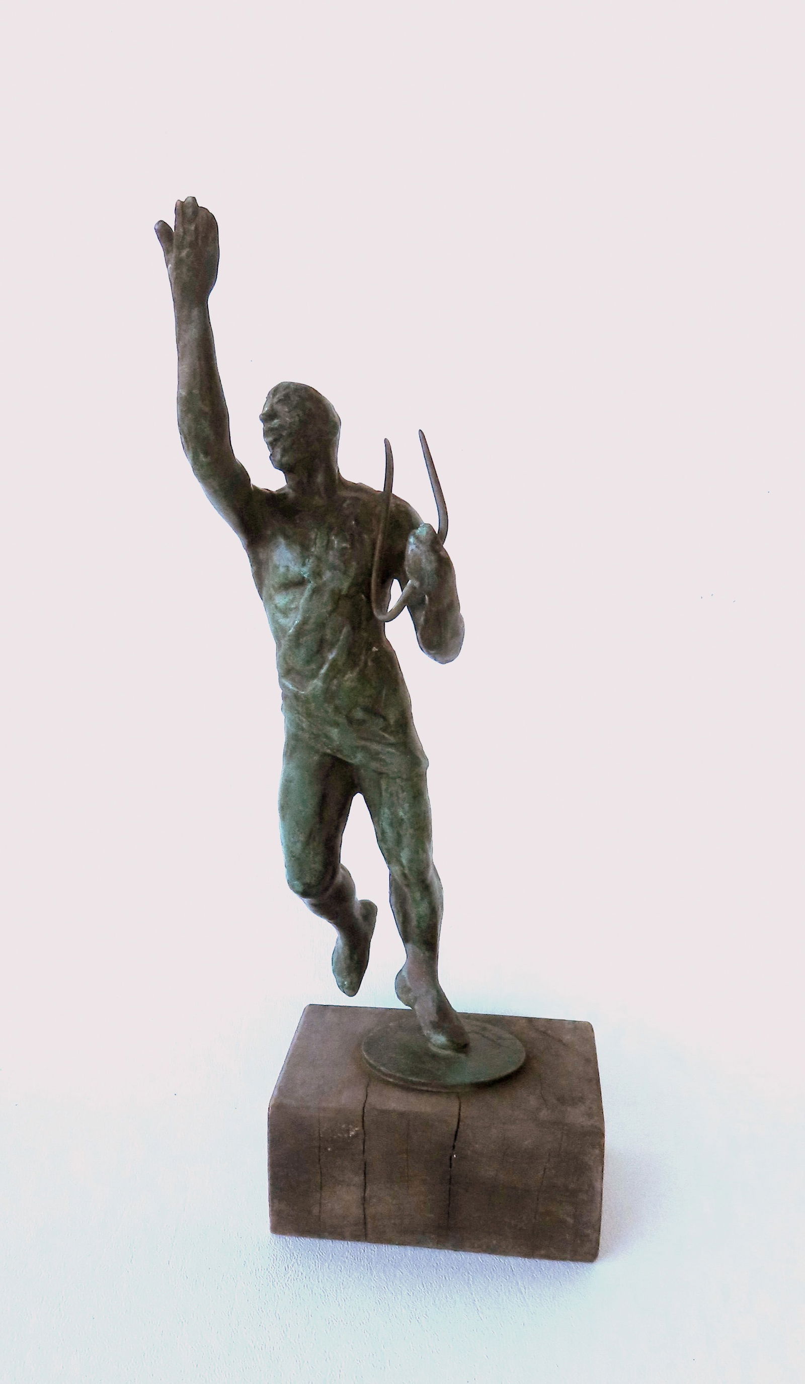 Joseph Brown, 1909 - 1985 was active/lived in New Jersey, Pennsylvania. A bronze of man (Titled (1 of 11)