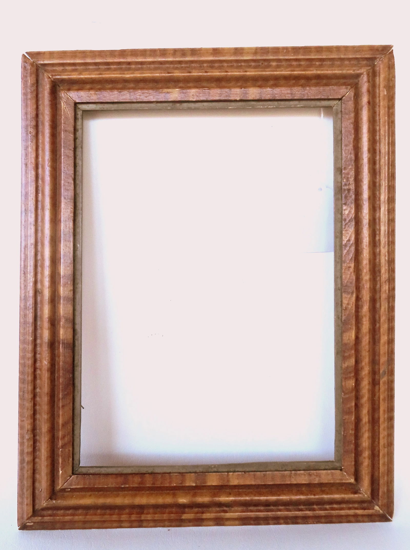 A grain painted frame, mustard and brown colors, late 19th century, very good condition. Opening 10 (1 of 5)