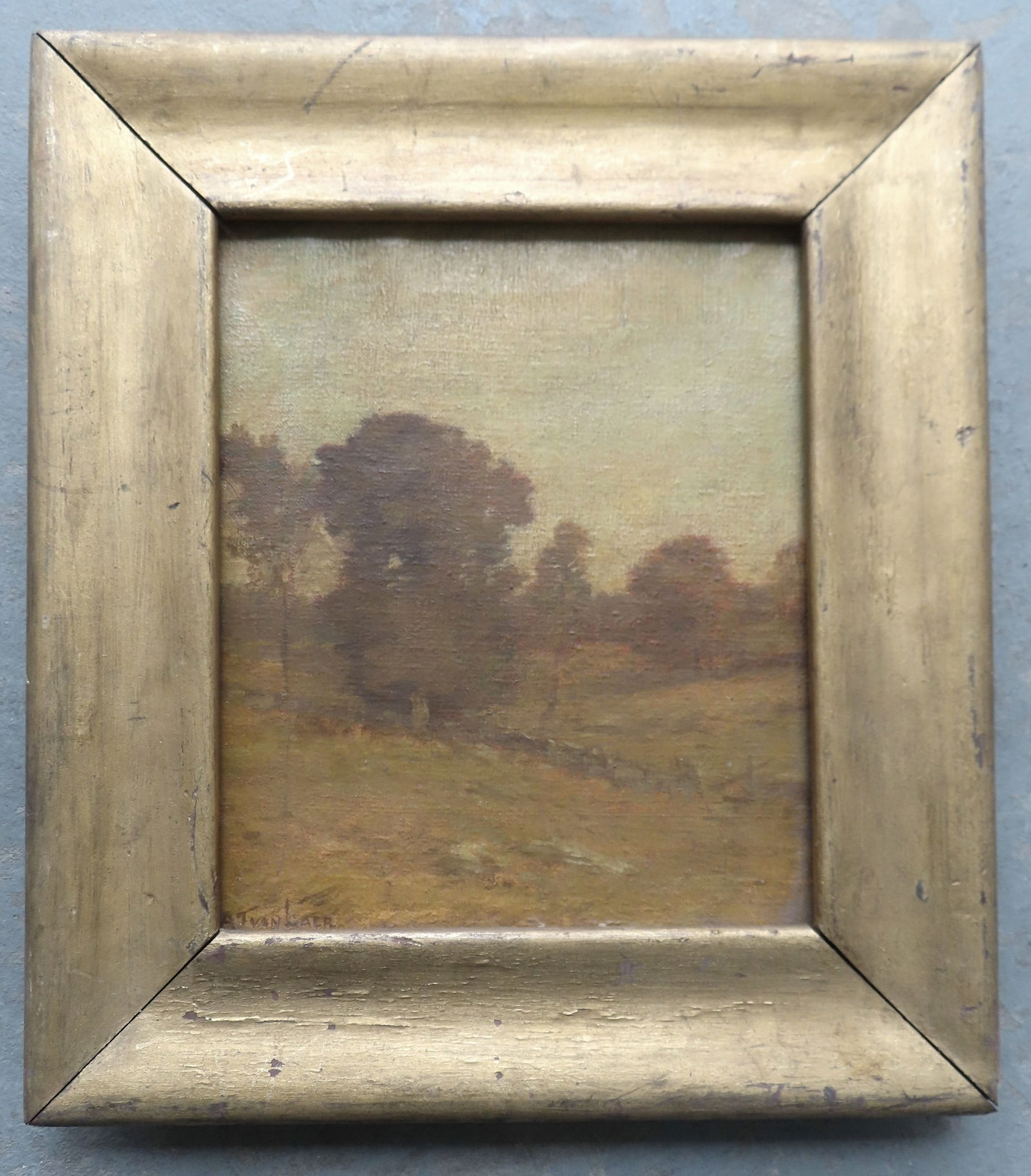 Alexander Theobald Van Laer (1857 - 1920) was active/lived in New York, Connecticut. O/C (1 of 5)