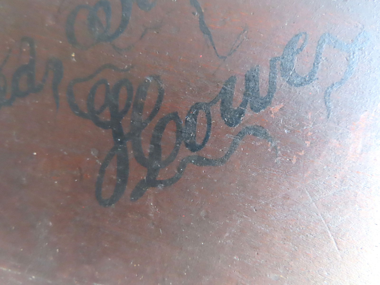 An early hand painted presentation game board, Civil War era, having turquoise and black squares - 9