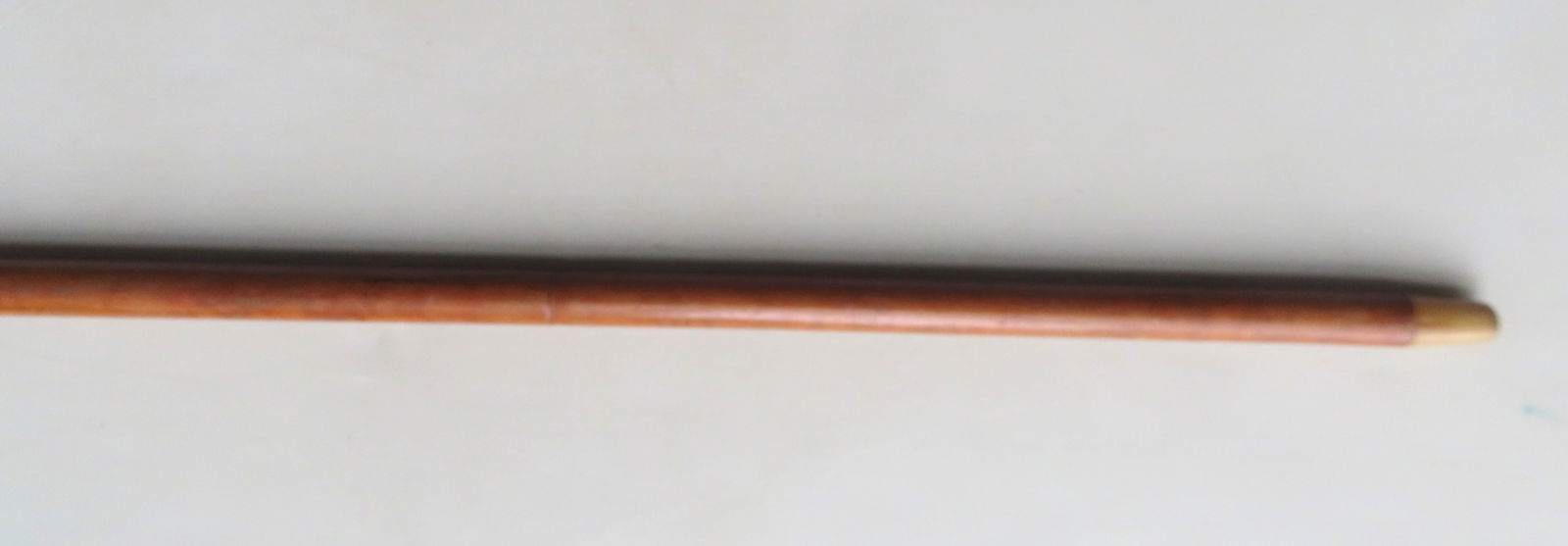 A wooden walking stick, having a carved wooden Boxer dog head handle with silver ears and silver - 11