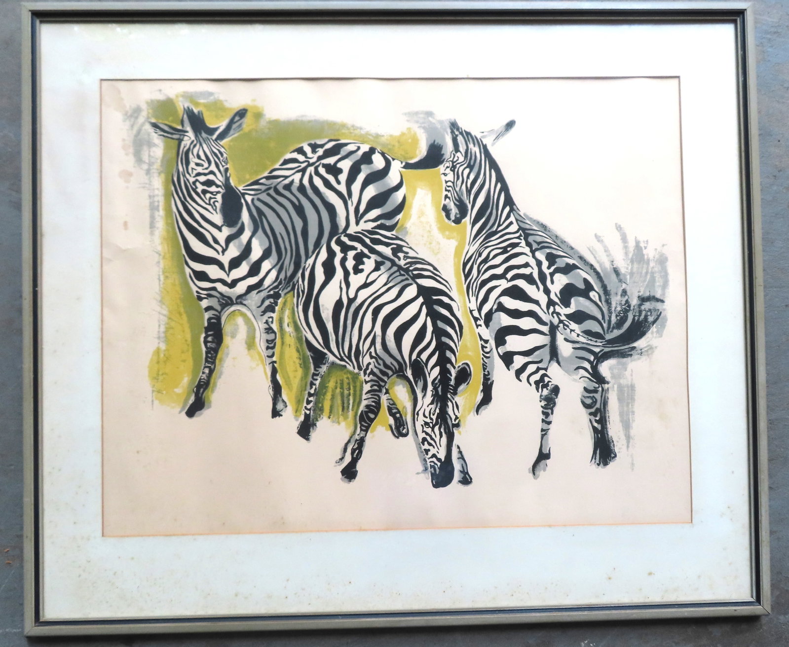 Hans Erni, Swiss 1909-2015 (attributed - see pencil inscription on reverse). Large folio lithograph (1 of 5)