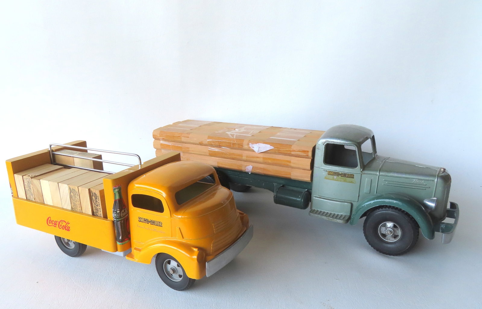 Two Smith-Miller trucks. The first a Coca Cola truck in original paint, and many of the original (1 of 17)