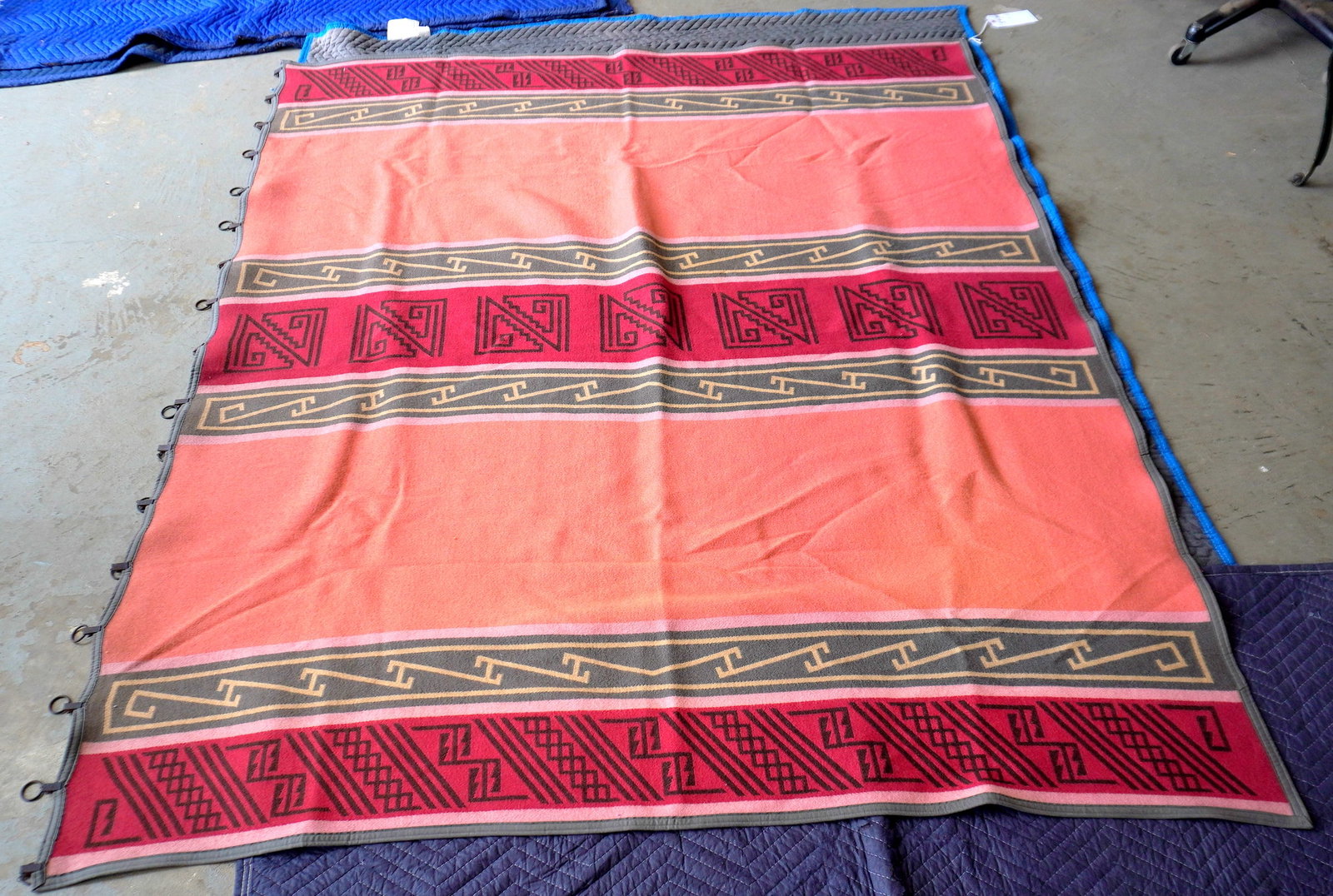 A "de Chelly" wool blanket limited edition "Ancient Blanket Series" 550/1000, by Salamandre for (1 of 8)
