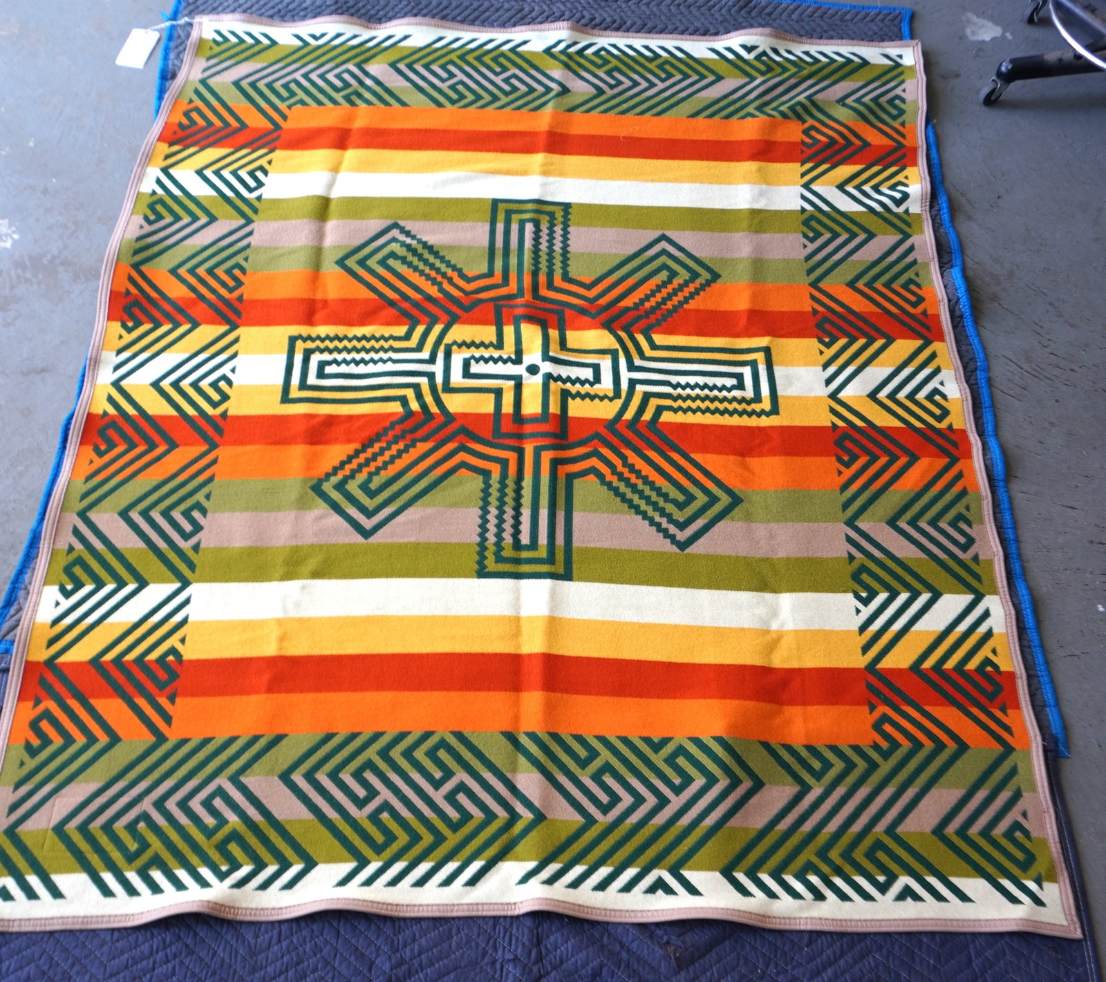 A "Saguaro" wool blanket limited edition "Ancient Blanket Series" 550/1000, by Salamandre for (1 of 11)