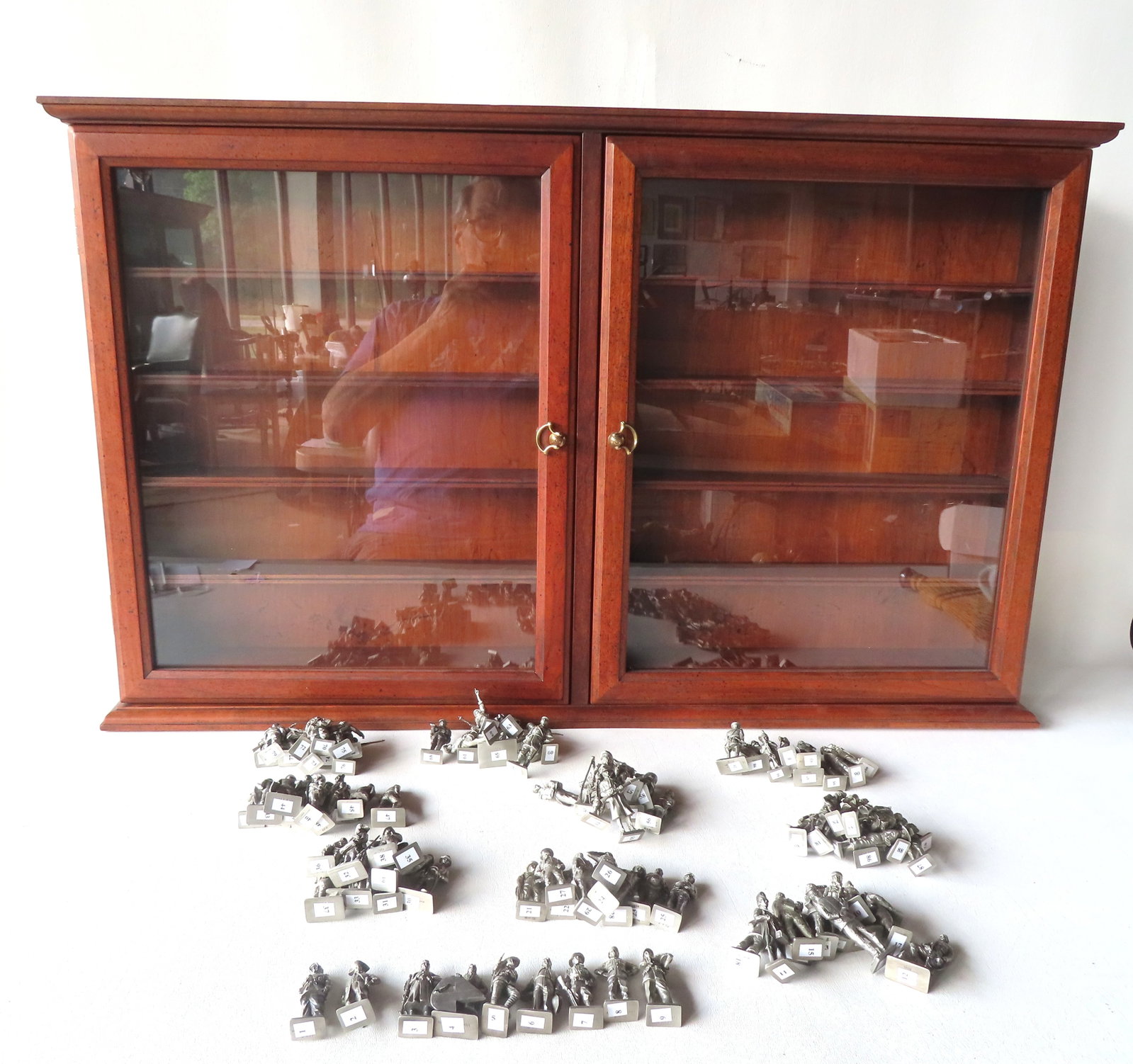 Grouping of 100+ pewter military soldiers issued by the Franklin Mint, circa 1977. (1 of 20)