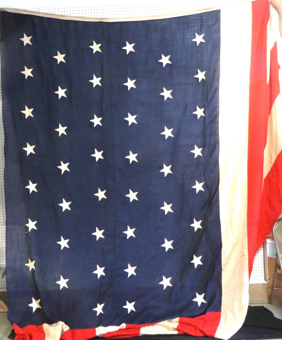Large 46 star American flag - 18' 9" x 11' 4".: Large 46 star American flag - 18' 9" x 11' 4".