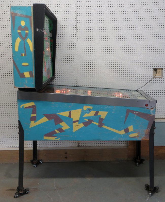 Olympic hockey full size pinball machine 1960's Lot 70