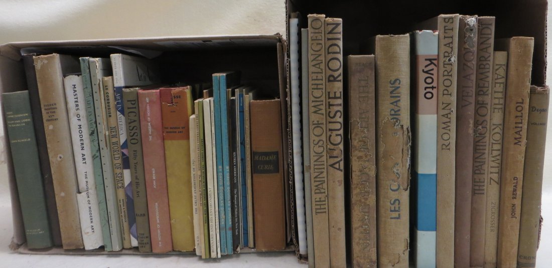Large collection of art books including Oxford: Large collection of art books including Oxford University Press Phaidon Editions of Rembrandt, Velazquez, Roman Portraits, Rodin and The Paintings of Michael Angelo (circa 1939), Kaethe Kollwitz 1946,