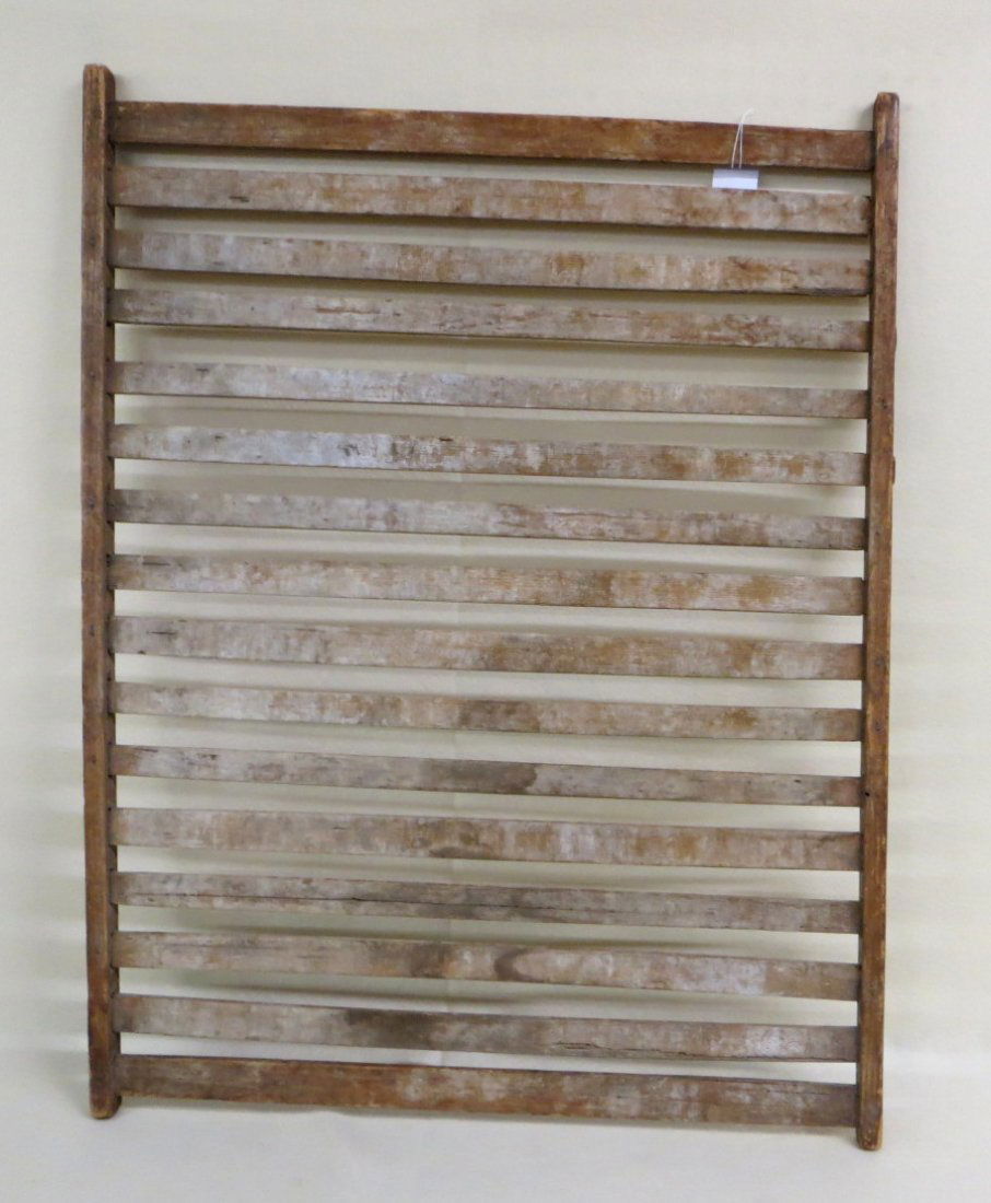 Early mortised herb drying rack - early 19th century -: Early mortised herb drying rack - early 19th century - very good original condition - 30.5" x 40".