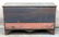 Early single drawer blanket box in old paint - top &