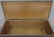 Early single drawer blanket box in old paint - top & - 3