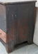 Early single drawer blanket box in old paint - top & - 4