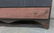 Early single drawer blanket box in old paint - top & - 5