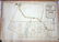 Two local hand drawn and colored survey maps (paper on