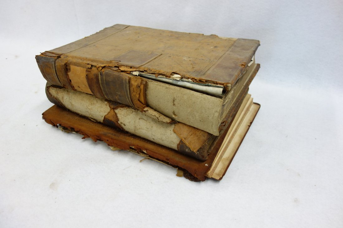 Four country store ledgers including two 1850's-1870's (1 of 5)