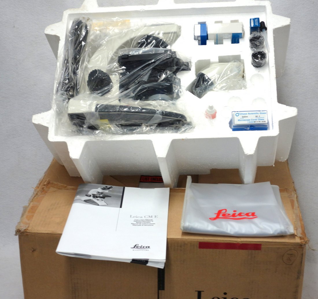 Brand new Leica CME microscope - unused condition,: Brand new Leica CME microscope - unused condition, still in the original box and packaging.