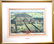 Large folio hand colored 18th century print of a large