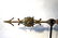 Primitive folk art copper rooster weathervane with - 3