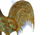 Primitive folk art copper rooster weathervane with - 5