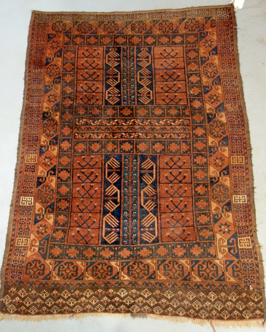 Oriental tribal scatter rug - early 20th century - good (1 of 4)