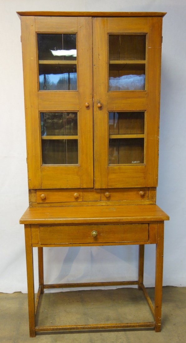 Grain painted country store overseers desk having 2 (1 of 5)