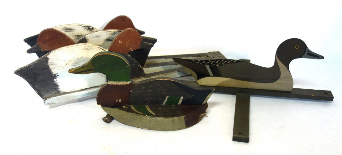Grouping of old silhouette decoys. (1 of 6)