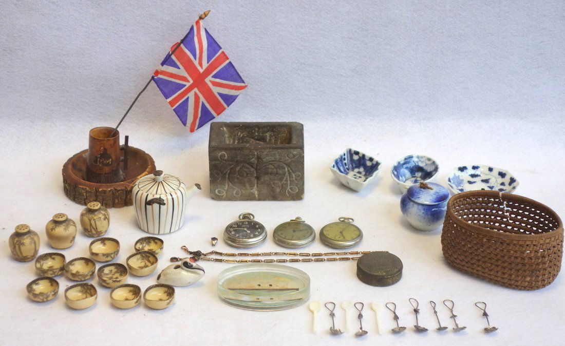 Grouping of decorative articles including 5 miniature (1 of 10)