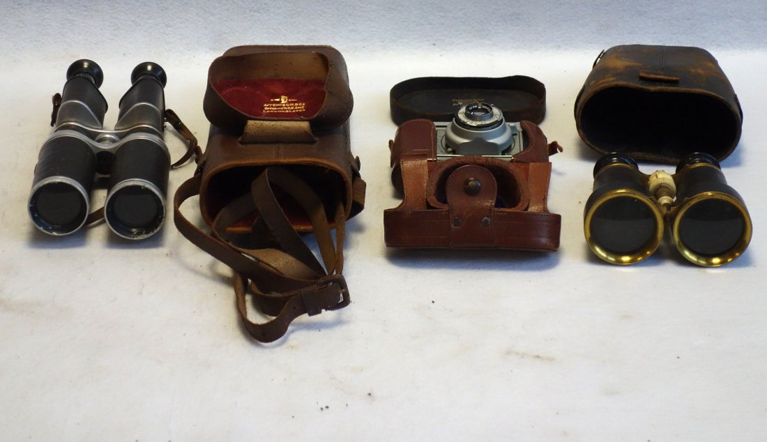 Two pair of binoculars (one pair in a Tiffany & Co. NY (1 of 5)