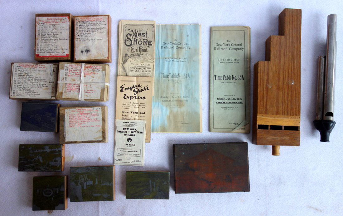 Grouping of mostly railroad related articles including (1 of 5)