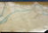 Large hand drawn and hand colored survey map entitled - 3