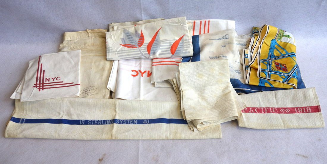 Grouping of railroad related textiles including 3 (1 of 3)