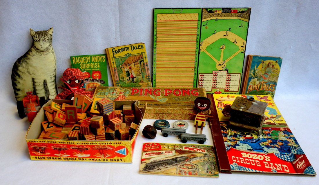 Grouping of toys including Parker Bros. Ping Pong in (1 of 6)