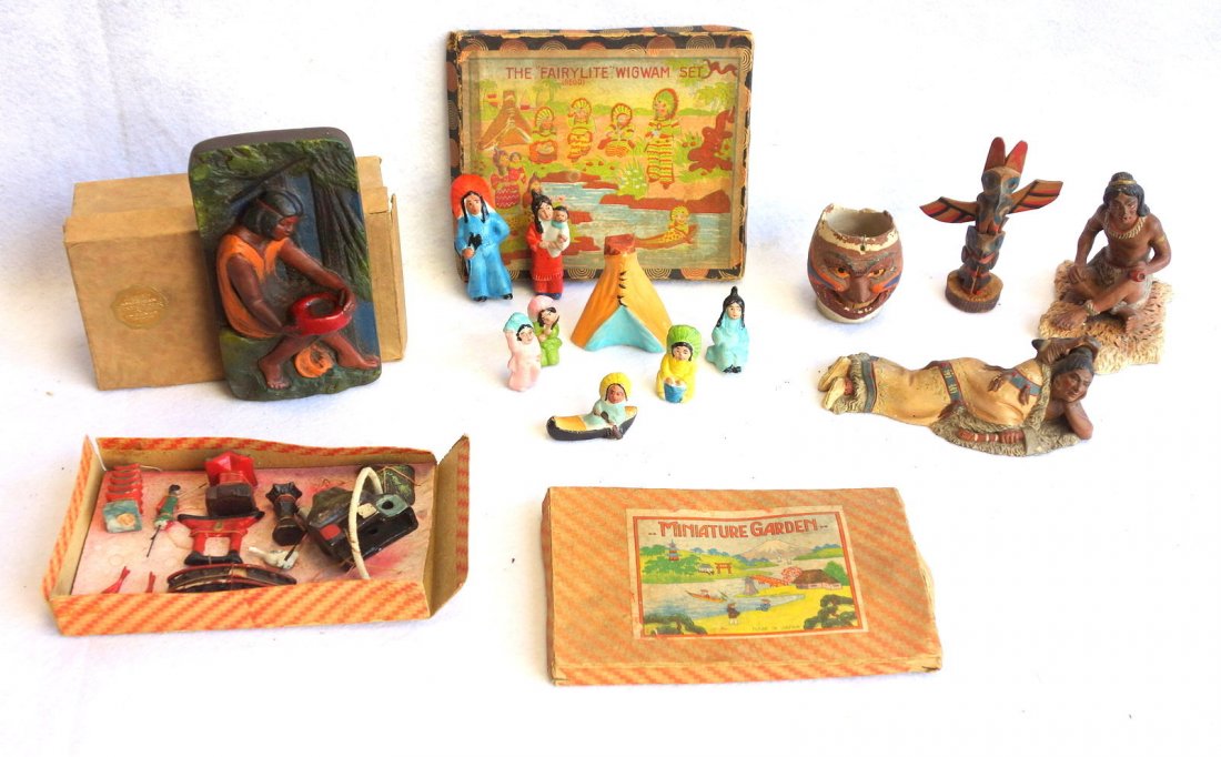 Grouping of toys including The Fairylite Wigwam Set - (1 of 4)