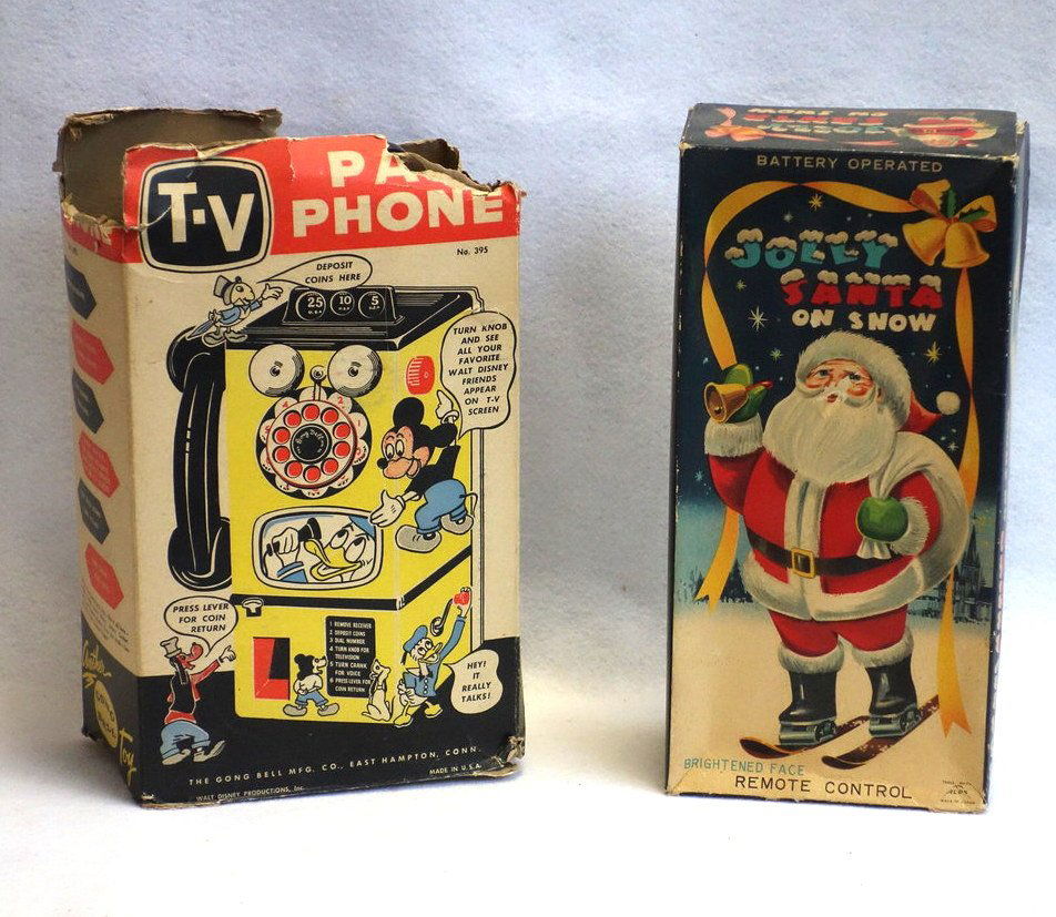 Two boxed toys including battery operated "Jolly Santa (1 of 2)