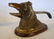 Three cast iron decorative objects including Abe - 5