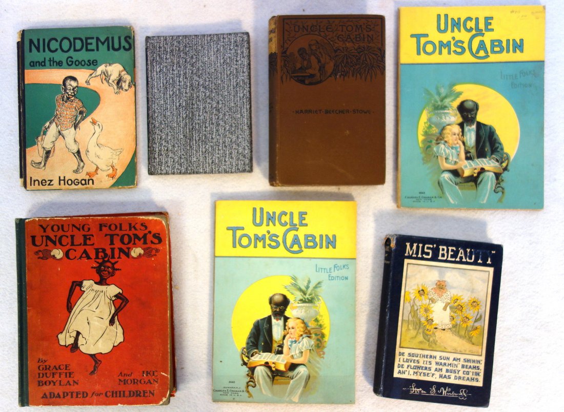 Grouping of 7 African American children's books: Grouping of 7 African American children's books including: Nicodemus and His Little Sister by Inez Hogan, published by E.P. Dutton 1932 - this was a school library book in excellent condition; Nicodem