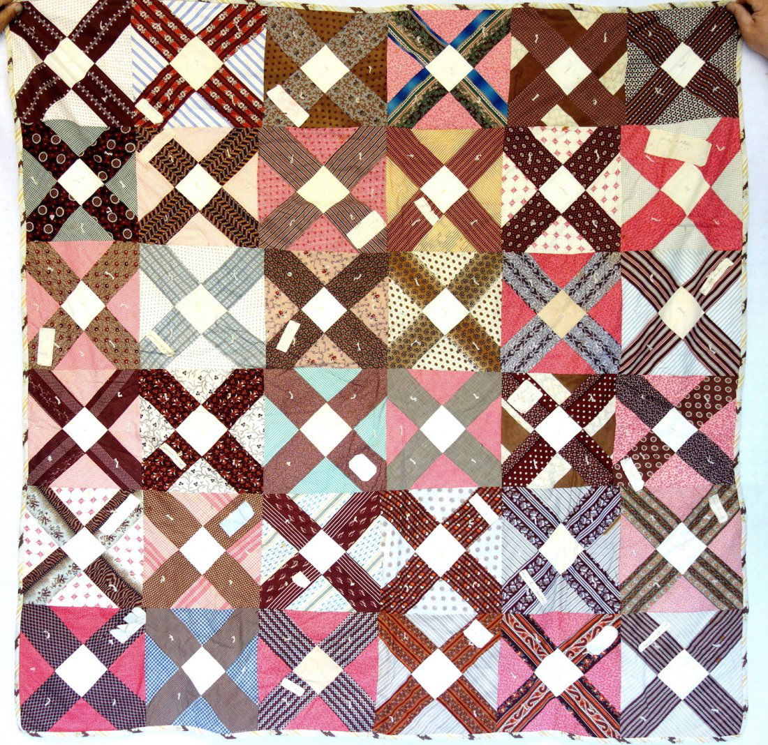 Signature patchwork child's quilt - small pieces of (1 of 6)