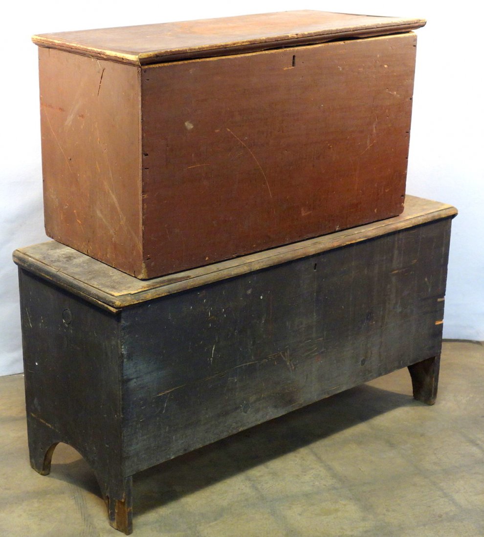 Two primitive blanket boxes including one in original (1 of 2)