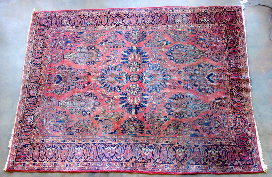 Room size oriental rug - very tight knotting - 2 small (1 of 7)