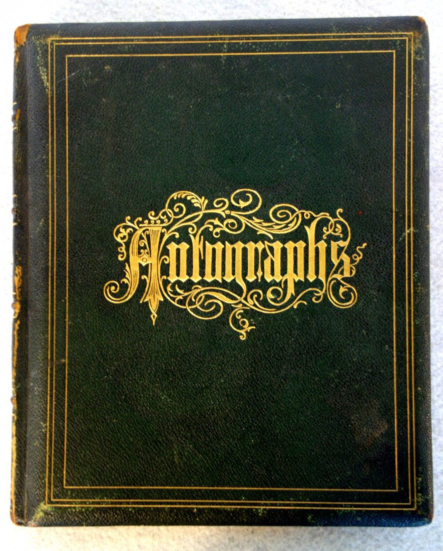 Vassar college autograph book with several full page (1 of 5)