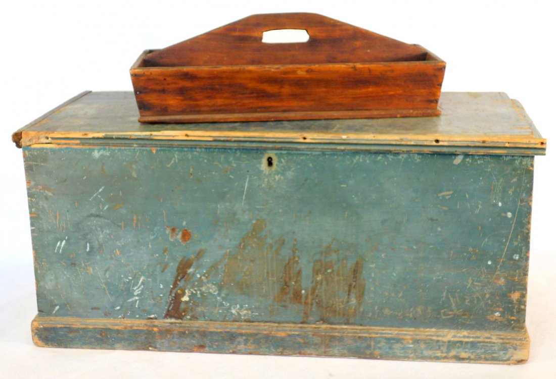 Two country items including carpenter's tool carrier - (1 of 6)