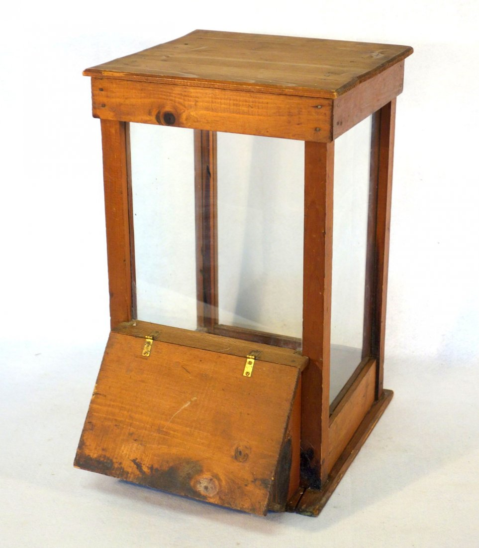 Hand made country store display for holding peanuts - (1 of 3)