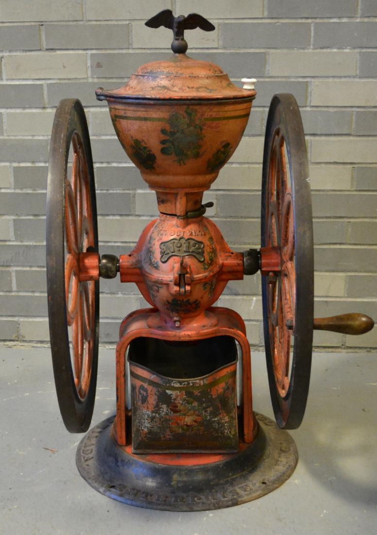 Large painted and stenciled Enterprise double wheel (1 of 8)